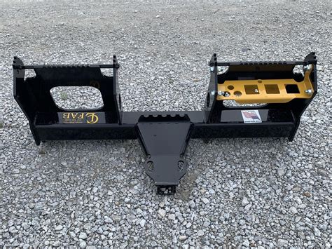 skid steer tow hitch|receiver hitch for skid steer.